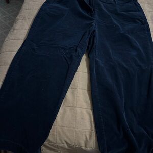 Women’s Navy Blue Corduroy Pants